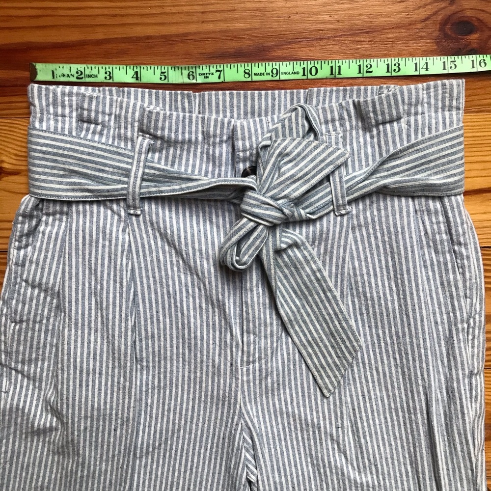 Madewell Denim Tie Waist Wide Leg Pants, NWT, 8 - Picture 6 of 13